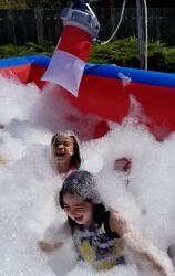 Red, WHITE and Blue Foam Blast